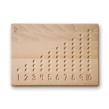 Numbers tracing board with...
